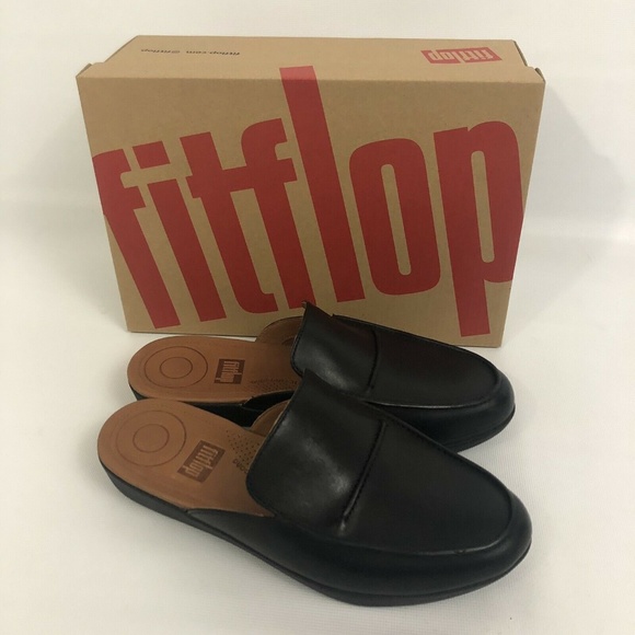 serene leather mules